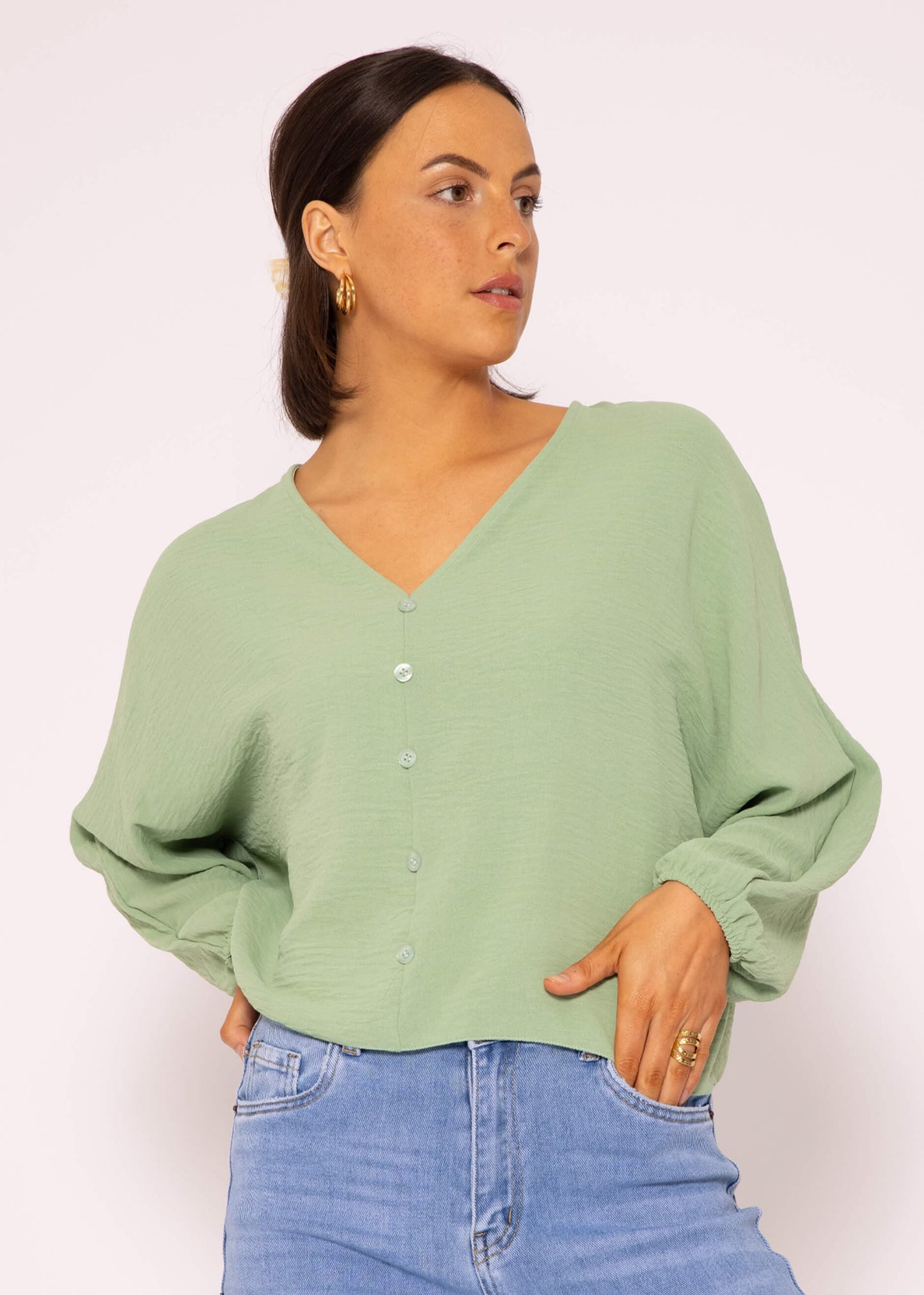 Lucy - Fließendes Oversize-Top