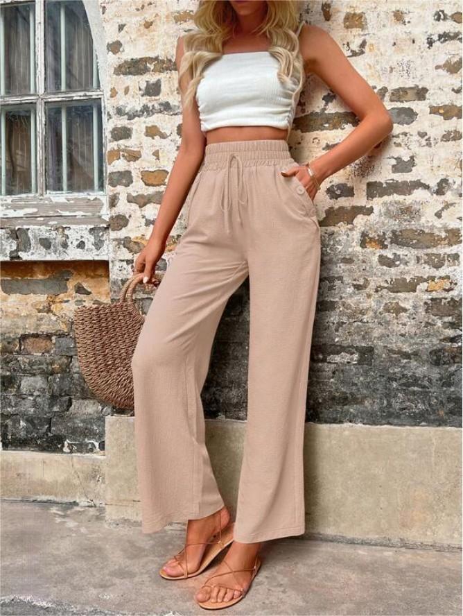 Élodie - Leinenhose mit hoher Taille