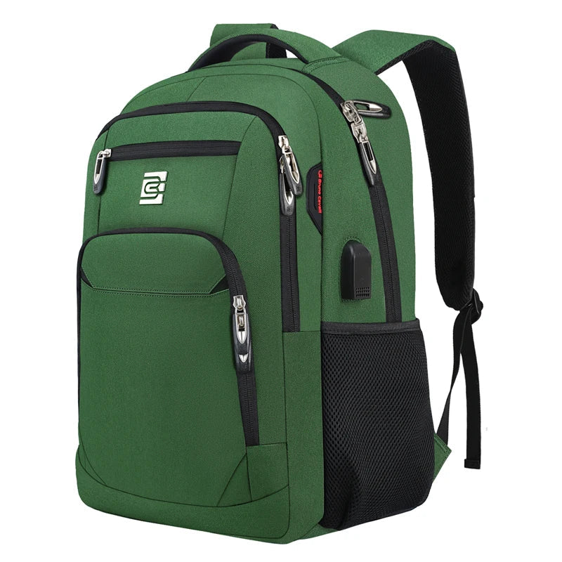 Bony | Slim Business Laptop-Rucksack für Reisen und Wandern mit USB-Anschluss