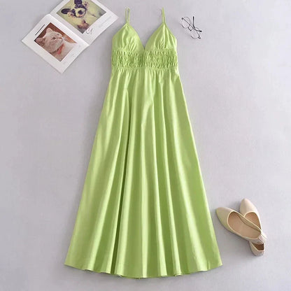 Emmeline - Sommerkleid mit V-Ausschnitt für Frauen