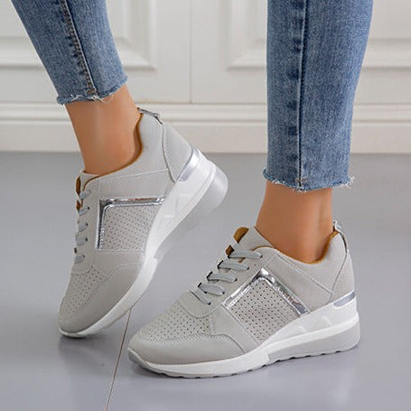 Turnschuhe Plattform Schnürschuhe Freizeitschuhe