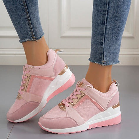 Turnschuhe Plattform Schnürschuhe Freizeitschuhe