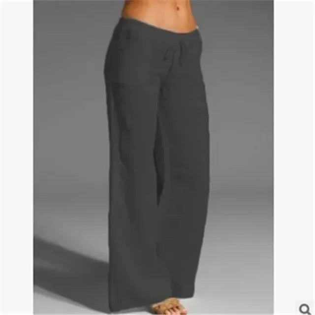 Élise - bequeme, weite Hose mit Kordelzug