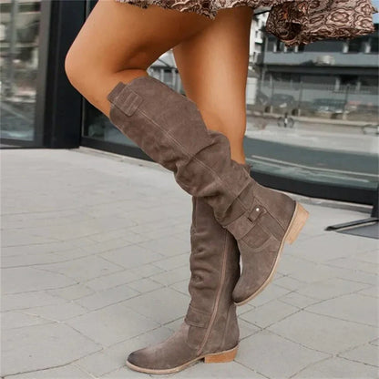 Bequeme Herbst-/Winter-Damenstiefel für einen stilvollen Auftritt im Alltag