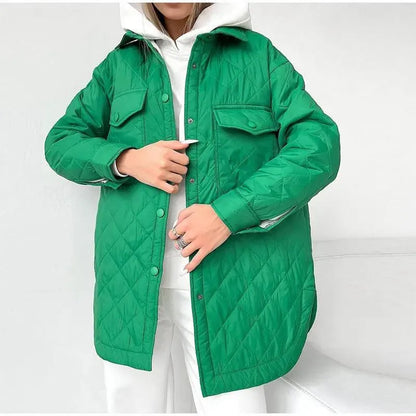 Steppjacke - Stylisch - Knopfverschluss, geräumige Taschen - Ideal für den Herbst