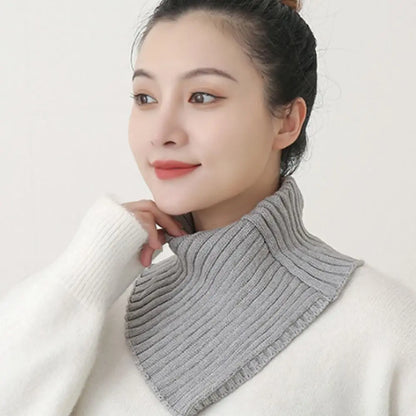 Winter winddicht gestrickter Fake-Kragen für Frauen