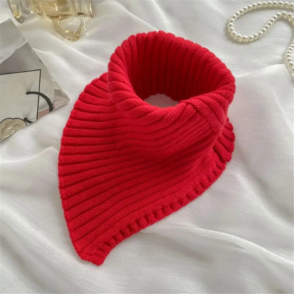 Winter winddicht gestrickter Fake-Kragen für Frauen