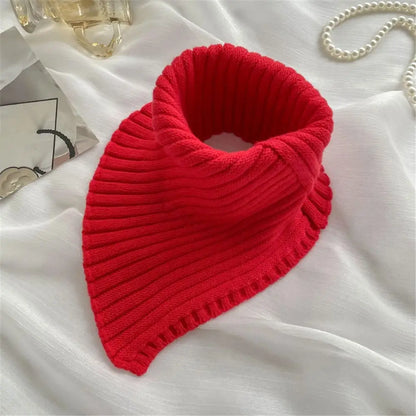Winter winddicht gestrickter Fake-Kragen für Frauen