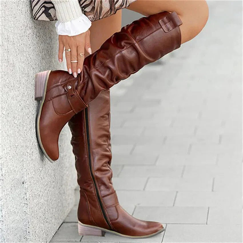 Bequeme Herbst-/Winter-Damenstiefel für einen stilvollen Auftritt im Alltag