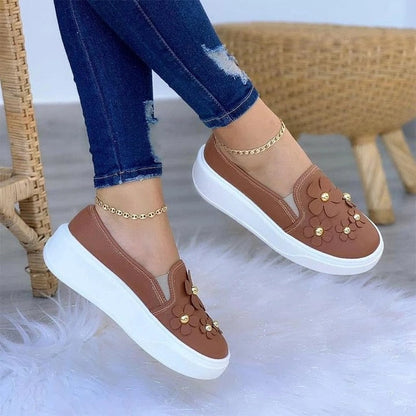 Frauen Casual Blume Schuhe Turnschuhe