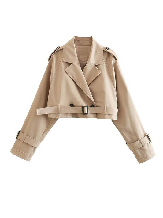 Lucy - Lässiger Trenchcoat in Kurzform