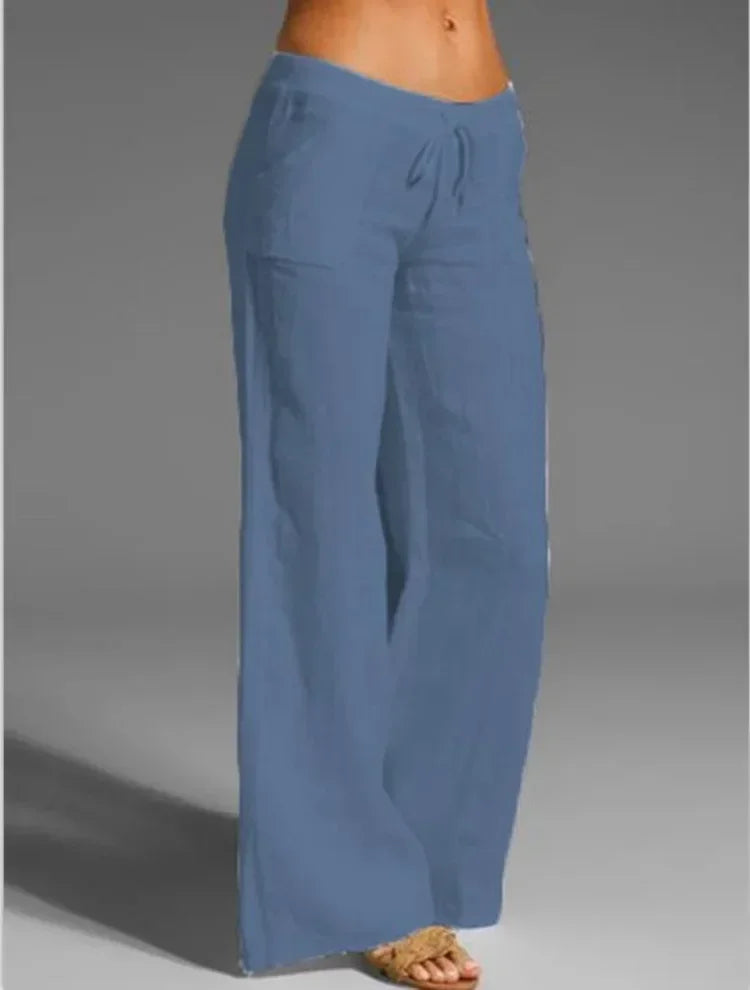 Élise - bequeme, weite Hose mit Kordelzug