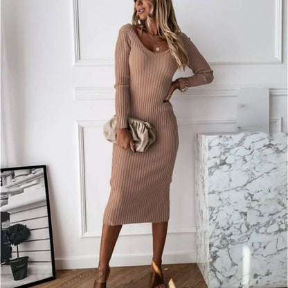 Stella - Eng anliegendes Maxikleid