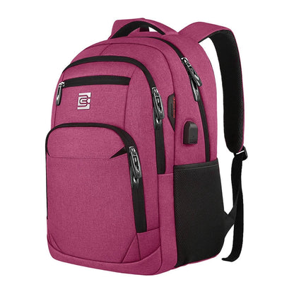 Bony | Slim Business Laptop-Rucksack für Reisen und Wandern mit USB-Anschluss