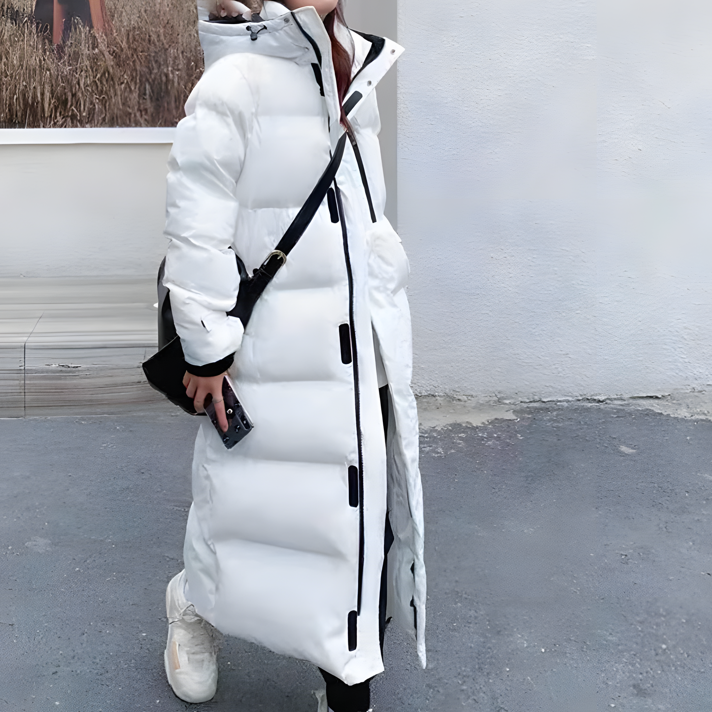 Maud - Lange Daunenjacke für Frauen