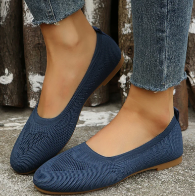 Flache, atmungsaktive, gewebte orthopädische Schuhe für Frauen