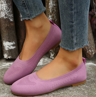 Flache, atmungsaktive, gewebte orthopädische Schuhe für Frauen