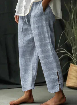 Clara - Lässige Sommerhose mit Streifenmuster