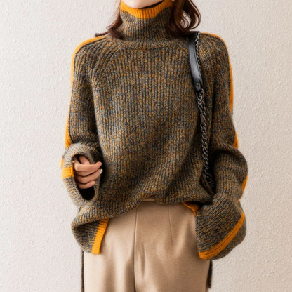 Warme Strickpullover für Frauen