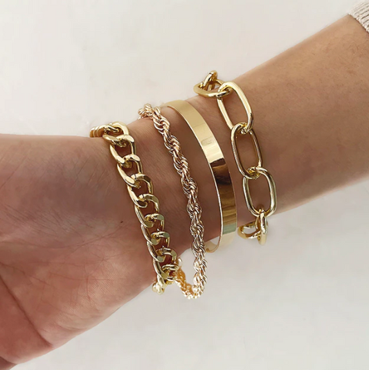 Charmy Arm Candy | Schönes 4-teiliges Armbandset