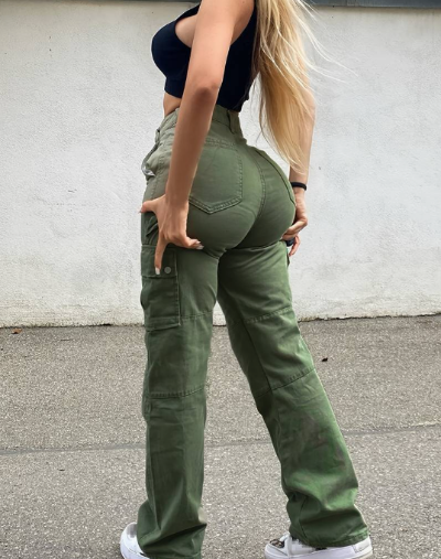 Sissy - Kuschelige Cargohose für Frauen