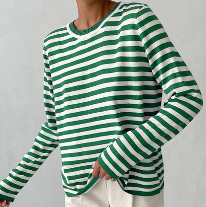 Gestreiftes Langarmshirt von Nachsommer