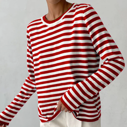 Gestreiftes Langarmshirt von Nachsommer
