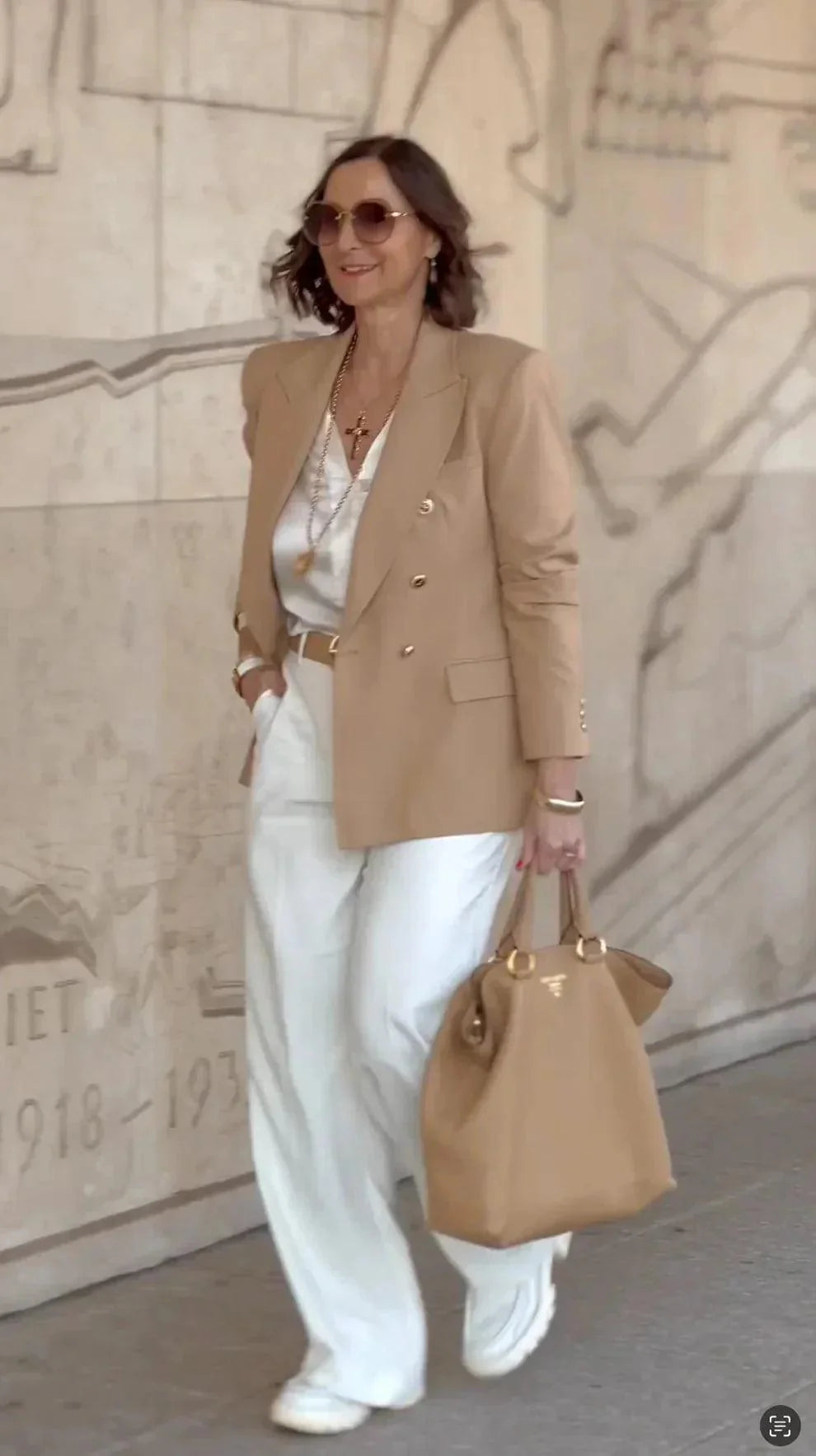 Damen Blazer - Eleganter Stil - Doppelknopfverschluss, Professionell - Perfekt für formelle Anlässe