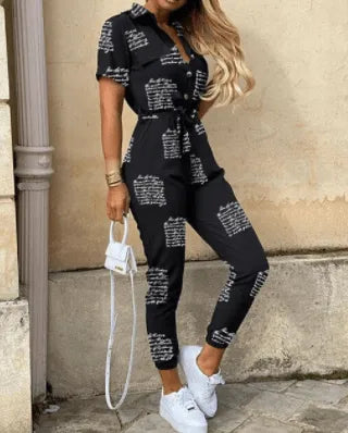 Button Down Jumpsuit - Zeitlos - Weiche Baumwolle - Perfekt für jede Gelegenheit