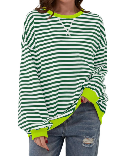 Helena | Schicker und bequemer Damenpullover mit Streifen
