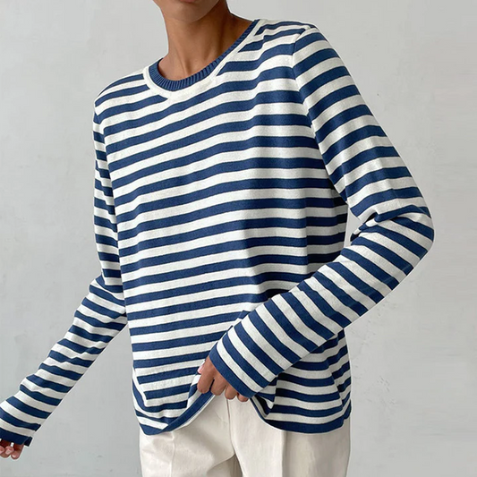 Gestreiftes Langarmshirt von Nachsommer