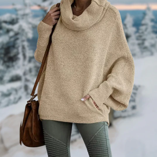 Liana - Eleganter Rollkragenpullover für Frauen