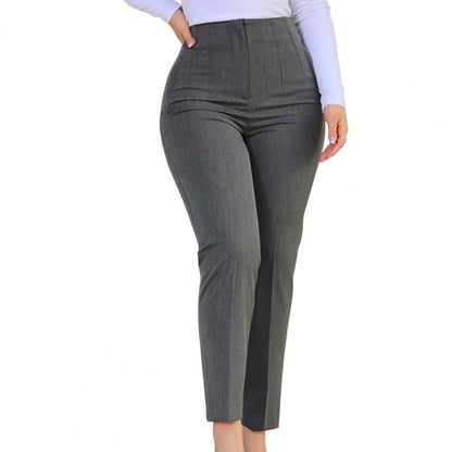 Allegra Hose - Hoch geschnittene, schmal geschnittene Damenhose für einen eleganten Look
