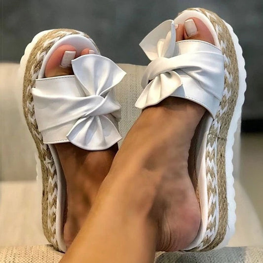 SCARLET | Trendige stylische Sommersandalen mit Schleife