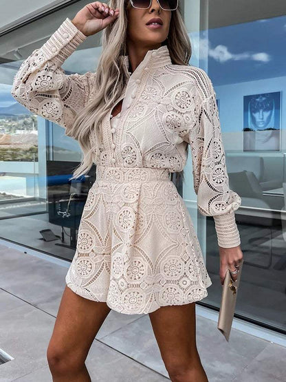 Spitzen-Set - Romantische Eleganz - Schöne Spitze - Perfekt für Hochzeiten und Galas