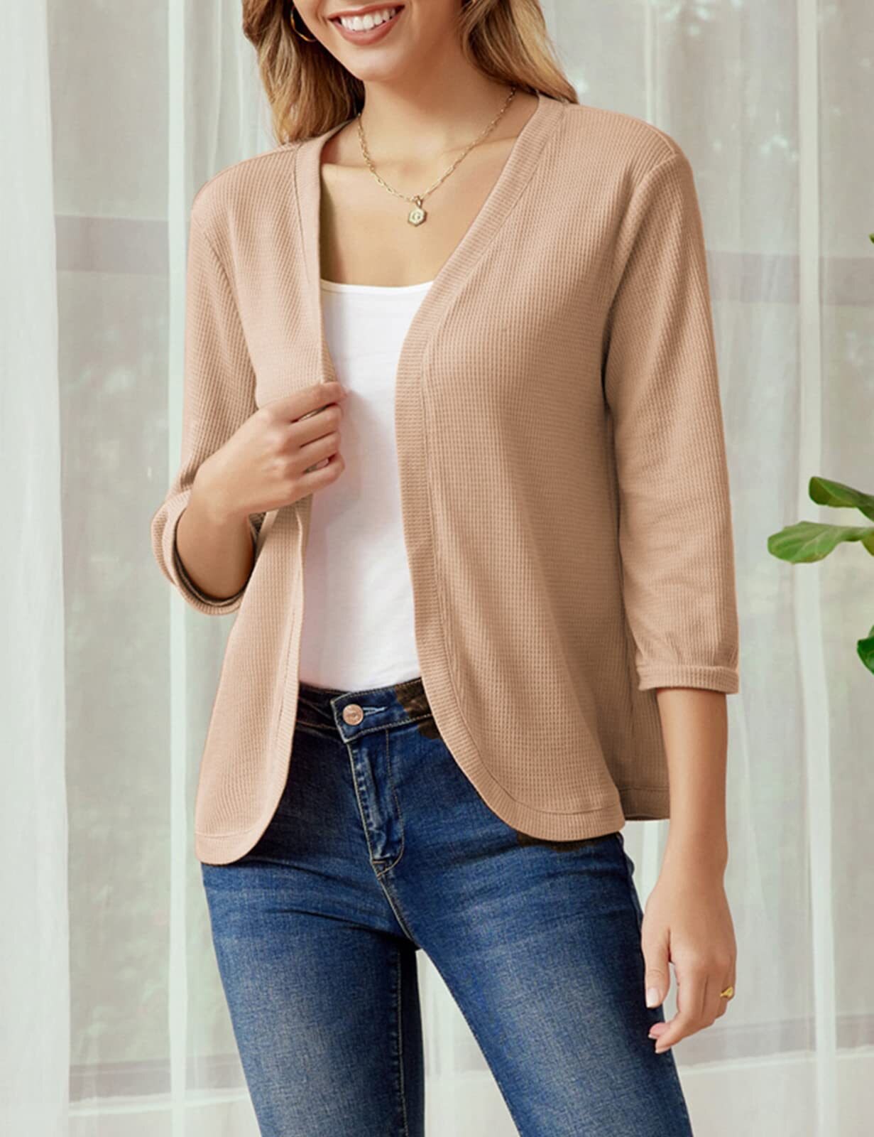 Bequeme lässige Strickjacke