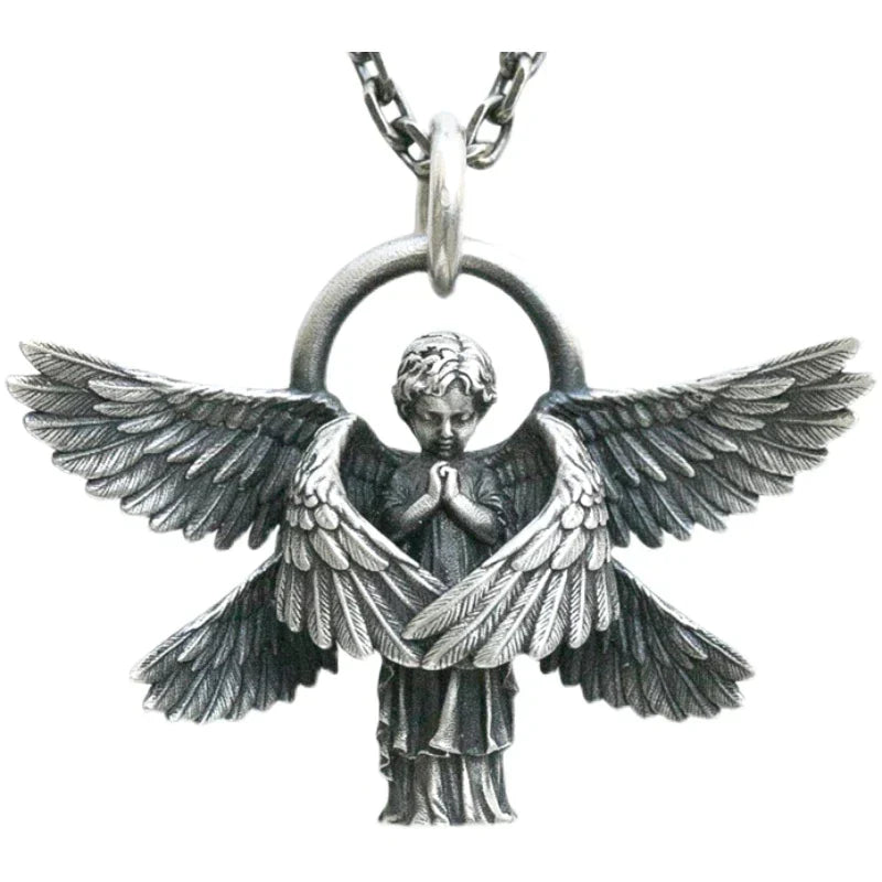 Seraphim Engelsflügel Halskette | Beschützt dich, wo immer du hingehst