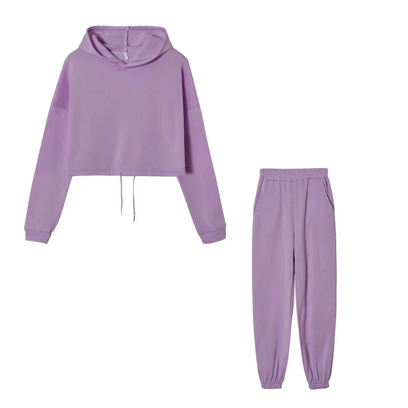 Demi Cropped Trainigspak | Modisch & Gemütlich
