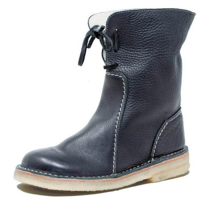 Wasserdichte Stiefel mit Wollfütterung