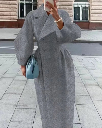 Raizy - eleganter zweireihiger Wintermantel
