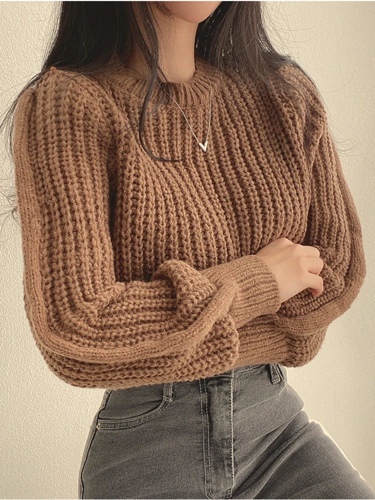 Strickpullover Damen, Strickpullover | Bequem - Stylisch - Perfekt für Herbst/Winter