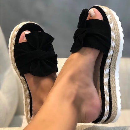 SCARLET | Trendige stylische Sommersandalen mit Schleife