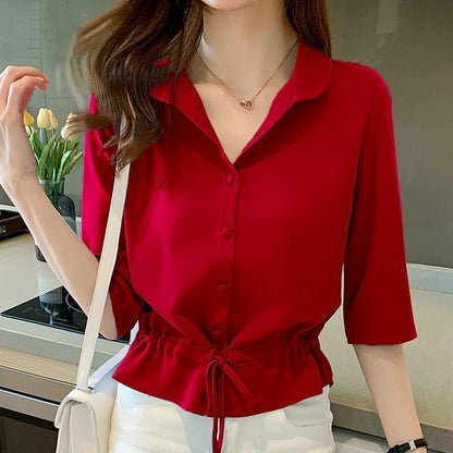 EllesBlouse I Detaillierte Bluse für Frauen