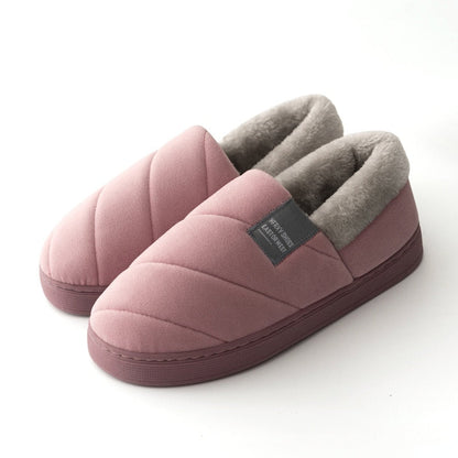 Winter Warme Pelzpantoffeln Bequem