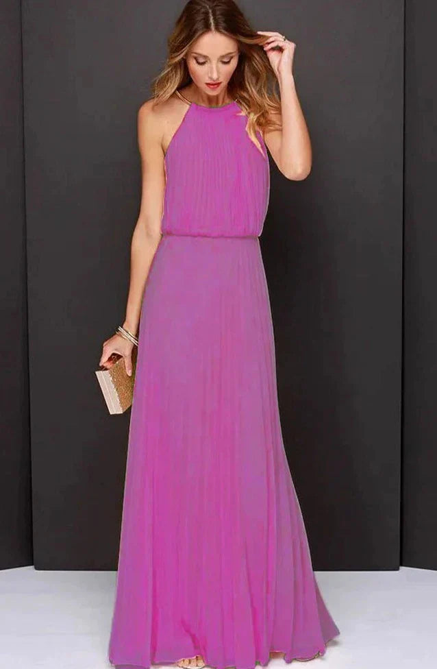 Frances - ärmelloses Kleid mit Neckholder