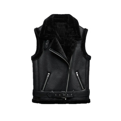 Amelia Leather Bodywarmer | Warm & Trendy