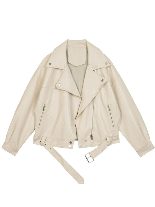 Cecelia - lässige Jacke mit Gürtel und Übergröße