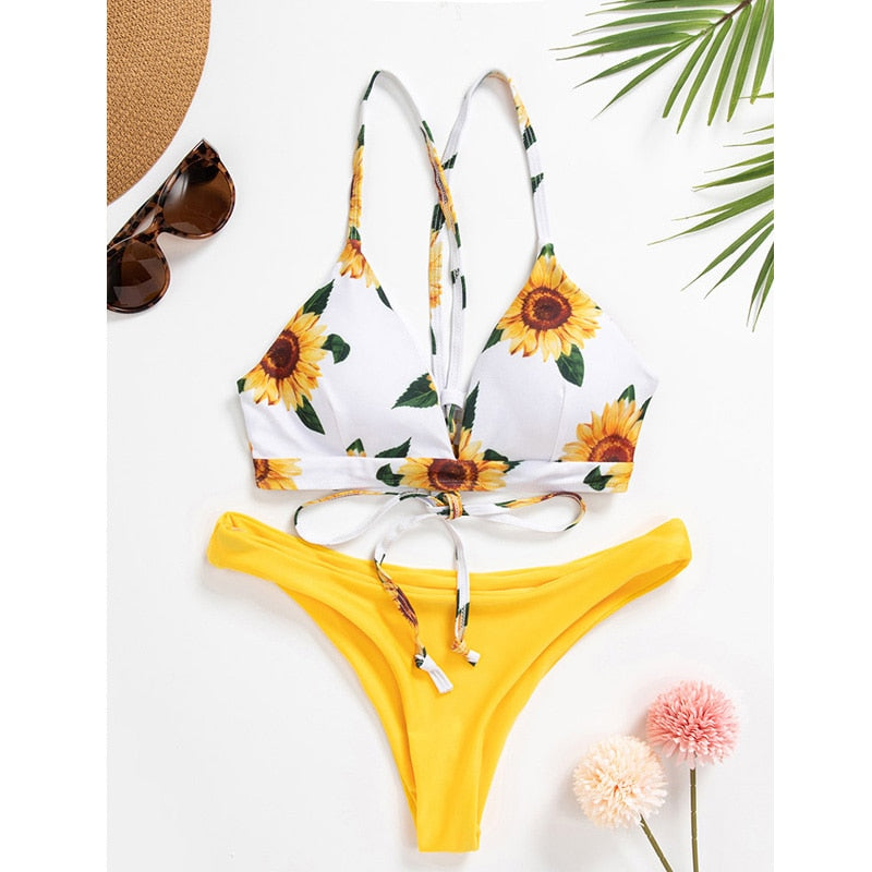 Zinda Sunflower Bikini | Ein fröhlicher & stilvoller Bikini