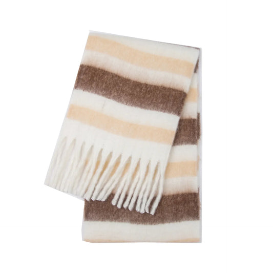 Scarvello | Dicker warmer gestreifter Winterschal