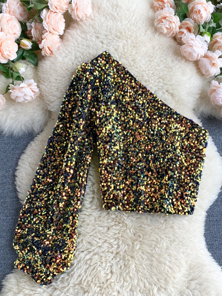 Elize Glitter Top | Wunderschön durch die Nacht